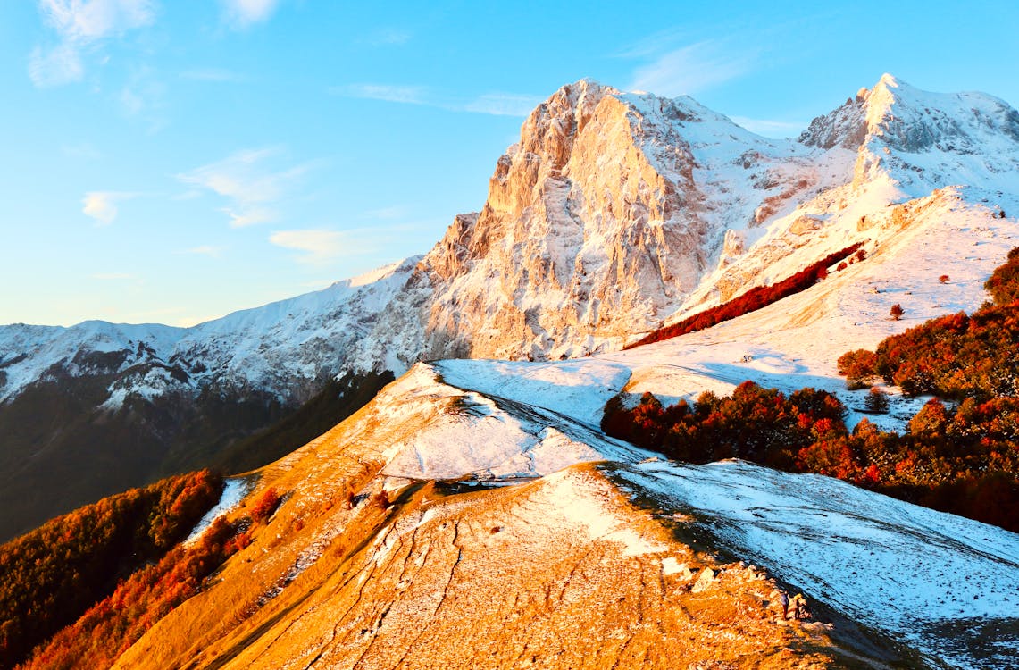 Snow Capped Mountains