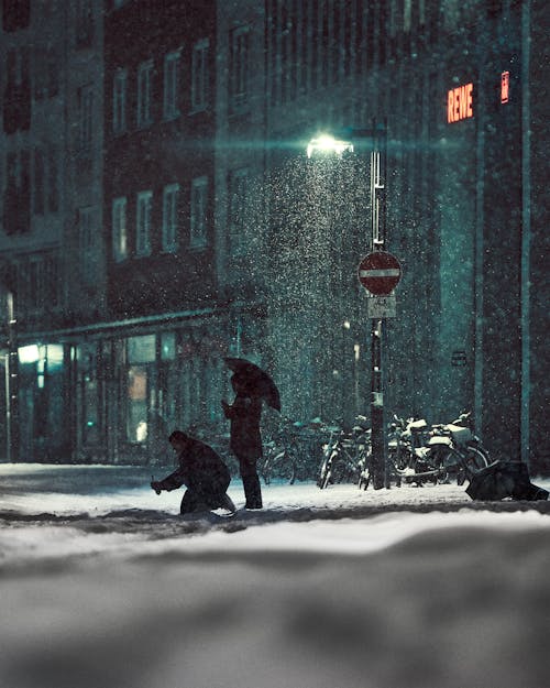 People Waiting on the Street