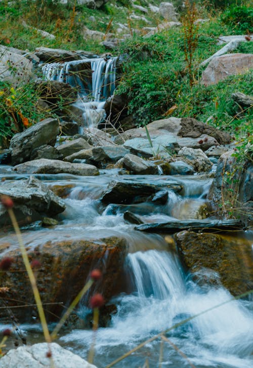 Free A Cascading Waterfall Stock Photo
