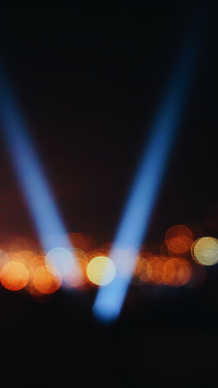 Defocused Lights At Night