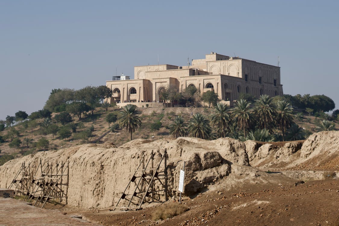 サイト, サダムスバビロニアの宮殿, ランドマークの無料の写真素材