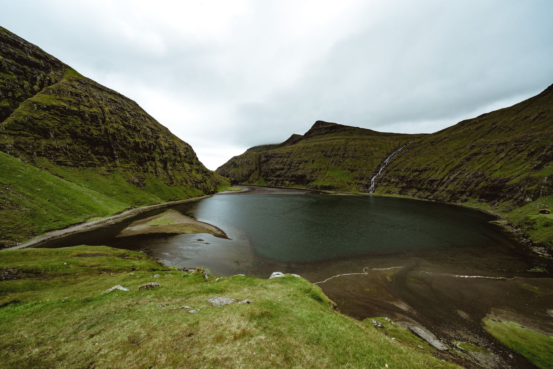 Saksun Lagoon and Village