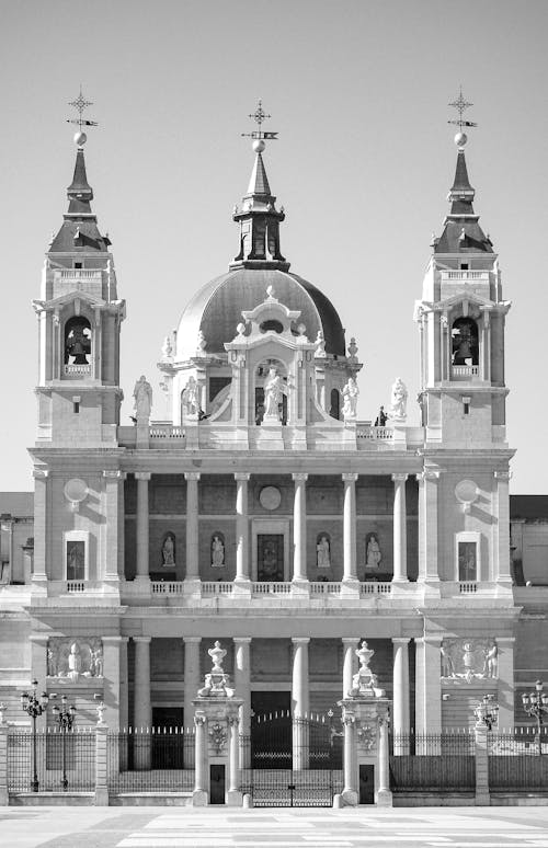 Imagine de stoc gratuită din alb-negru, biserică, catedrală