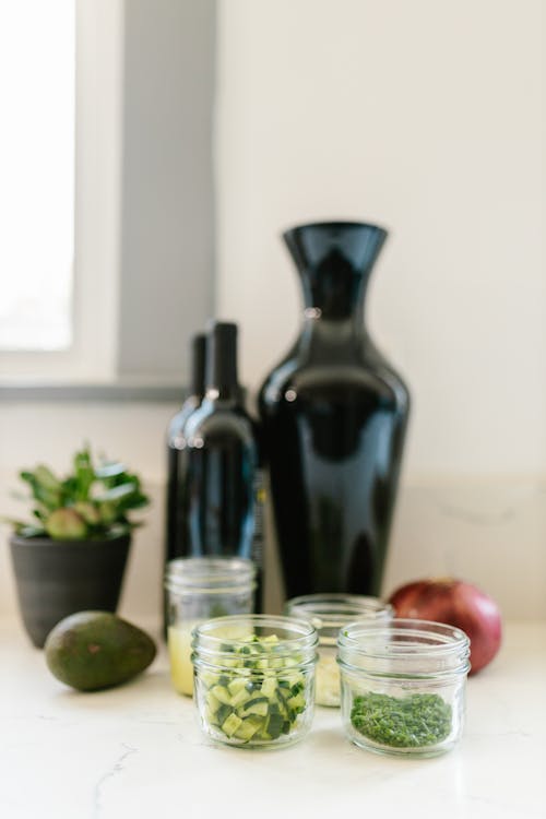 Still Life with Ingredients in Jars