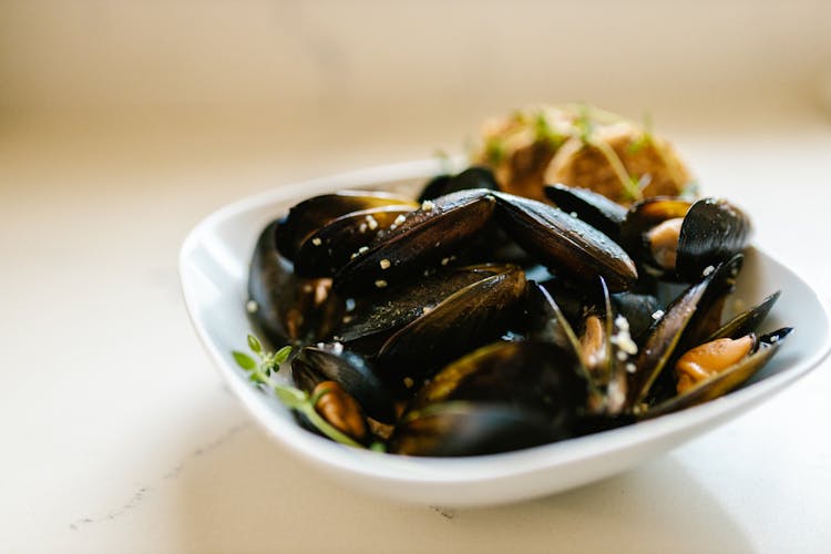 Mussels In Bowl