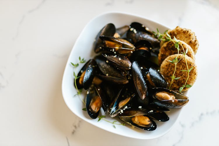 Mussels In Bowl