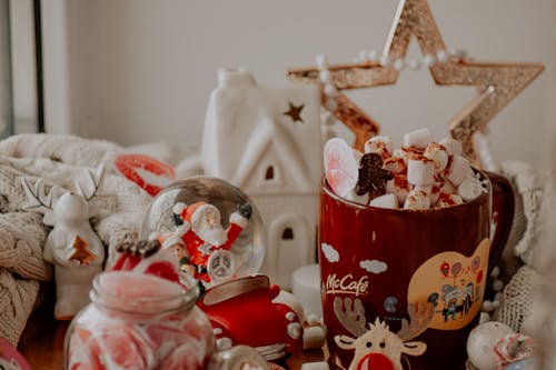 Free Close-Up Shot of Christmas Decorations Stock Photo