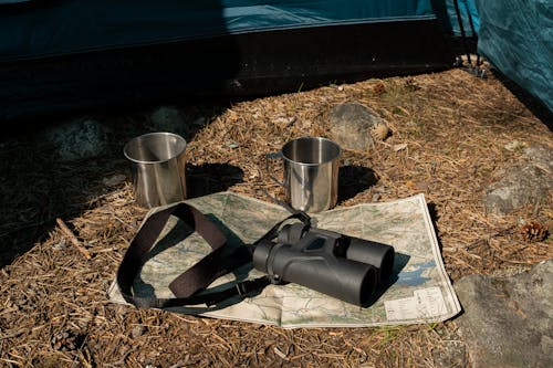 Gratis stockfoto met camping, detailopname, kaart Stockfoto