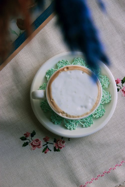 คลังภาพถ่ายฟรี ของ กาแฟในถ้วย, คาเฟอีน, จานรอง