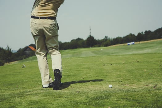 White Golf Ball on Field