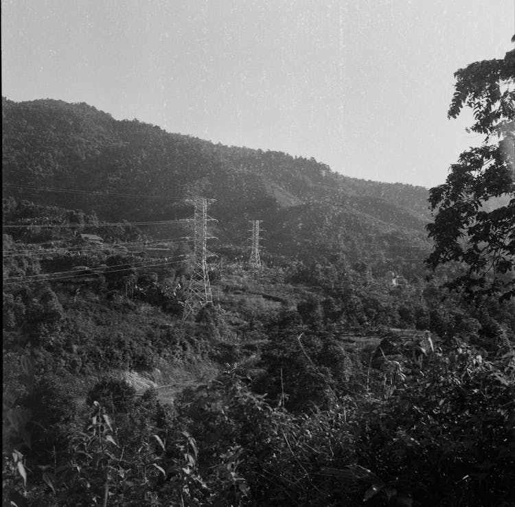 Landscape Of A Mountain Valley