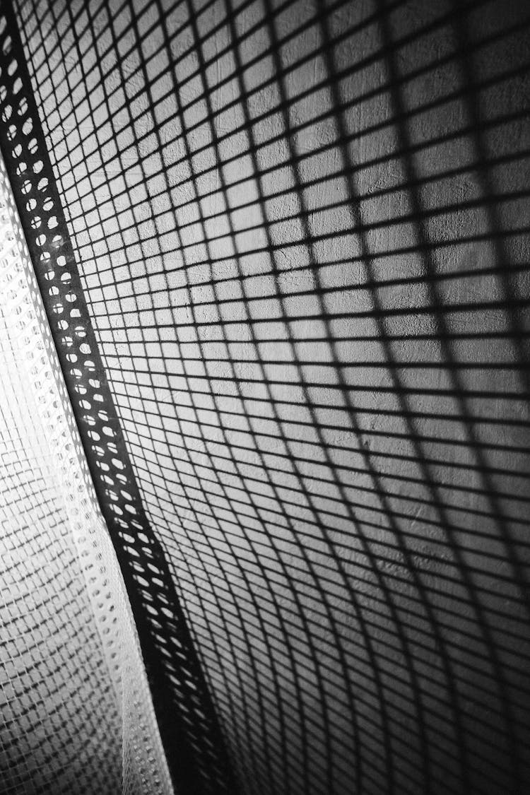 Geometric Pattern In Black And White