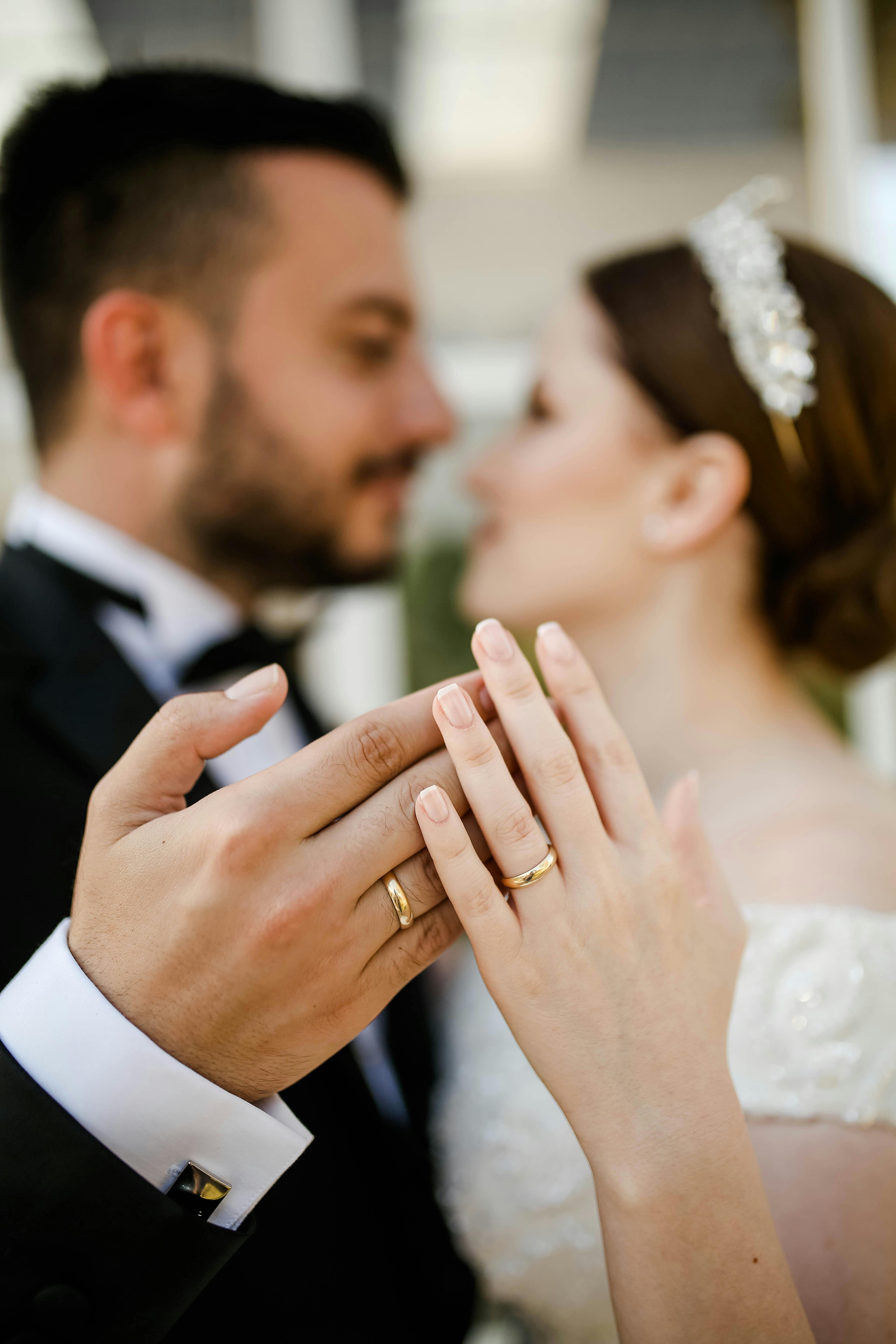 Just Married Couple Showing Their Rings · Free Stock Photo picture