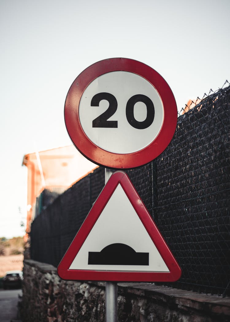 A Road Sign On The Street