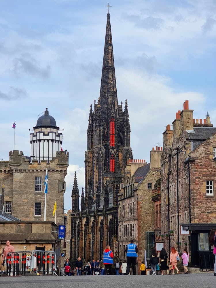 The Hub At The Top Of Royal Mile In Edinburg, Scotland