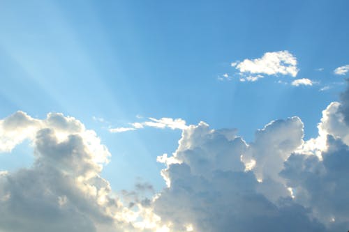 Free stock photo of atmosphere, blue sky, cloud background Stock Photo