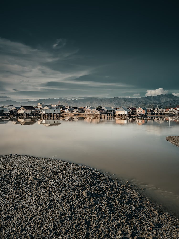 Houses On Water In Fisherman Village