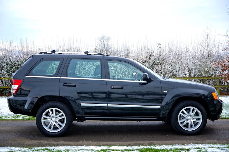 Black Suv On Road