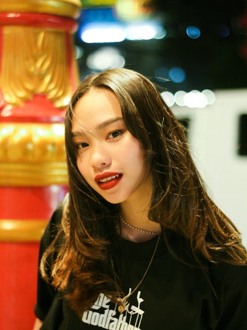 Portrait of a Girl with Brown Hair