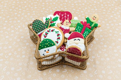 Cookies with Christmas Decors