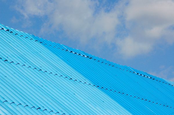 Waterproof-coated roof