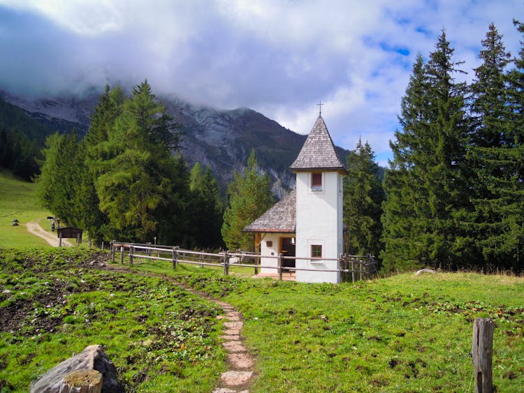 Scenic Landscape With A Chapel 