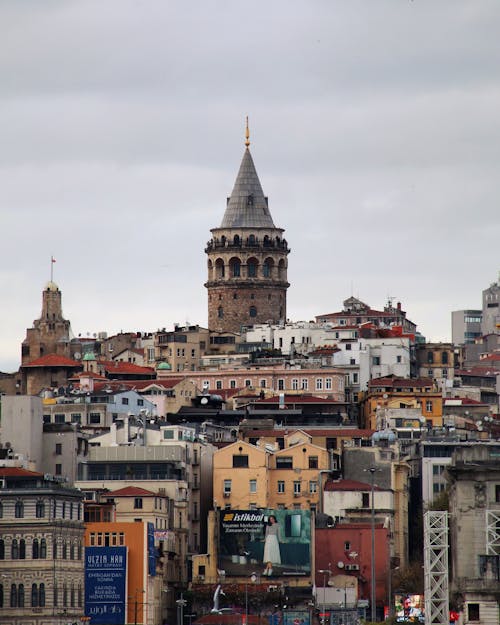 The Galata Tower in Istanbul, Turkey