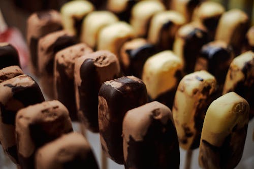 Rows of Chocolate Candy