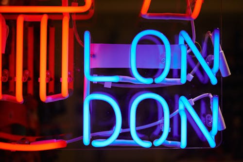 Free stock photo of london, neon light, neon sign