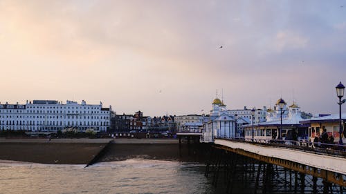 Free stock photo of pier, sea, seaside town