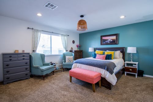 Colorful Furniture in the Bedroom