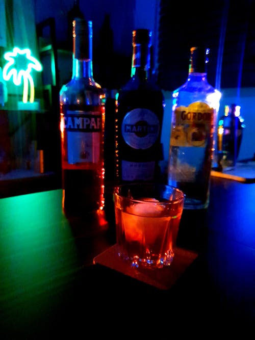 Free stock photo of cocktail, negroni Stock Photo