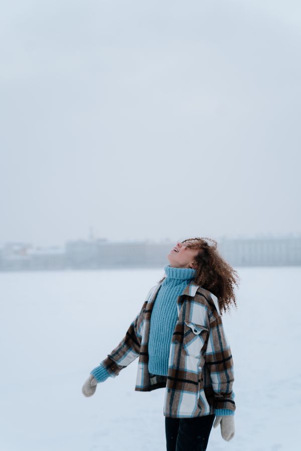 Thermal with flannel and lace-up boots cozy outfit