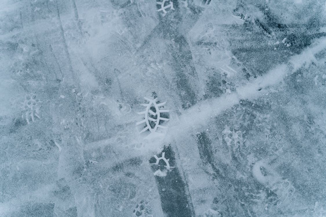 Footsteps on Frozen River