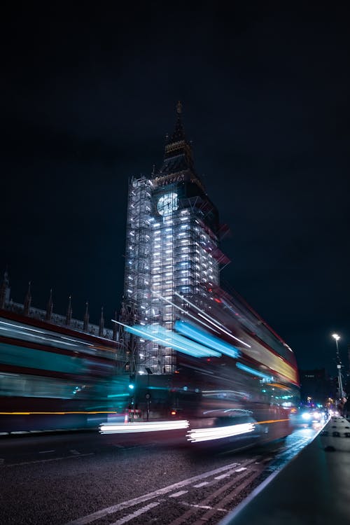 Time-Lapse Photo of Vehicles on the Road