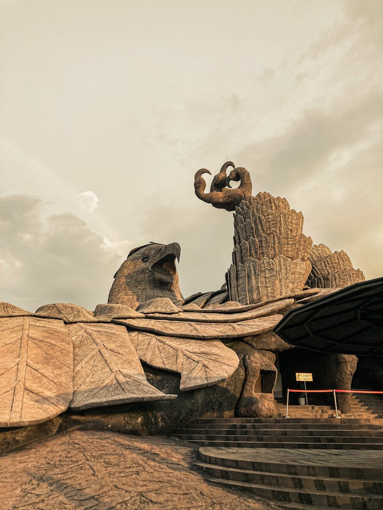 Statue In The Jatayu Earth Center, Kollam, India