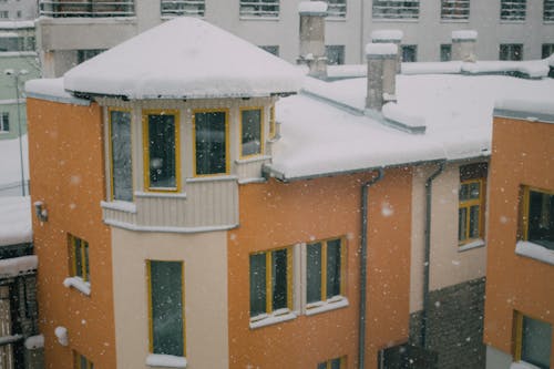 Ingyenes stockfotó ablakok, épület, évszak témában