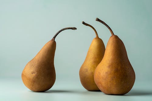 Delicious Pears in Close-up Photography