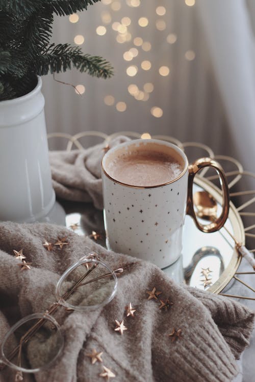 Coffee and a Sweater on a Table 