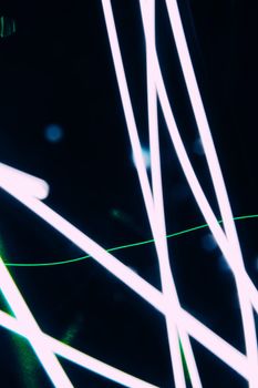Geheimnisvolles Licht & Abstrakt – Cyberpunk Neon Wallpaper