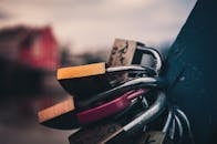 Shallow Focus Photo of Locks
