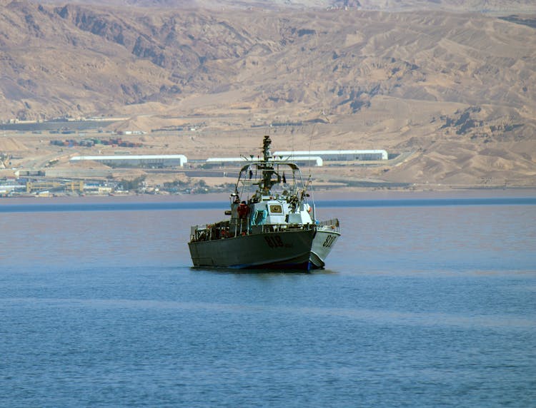 Patrol Boat On The Sea