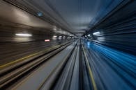 Speed Motion Photo of Metro Tunnel