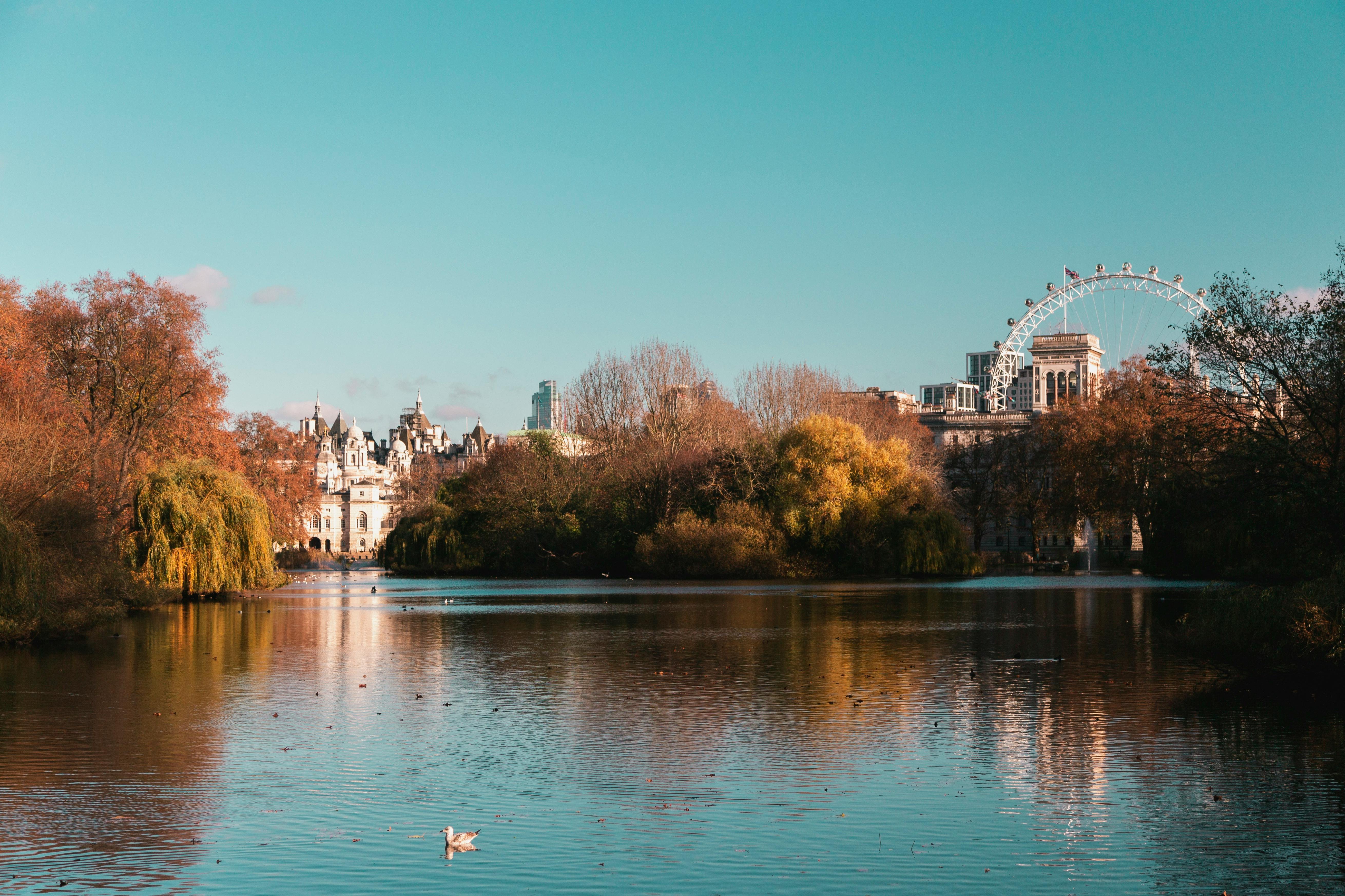 a river beside st james park