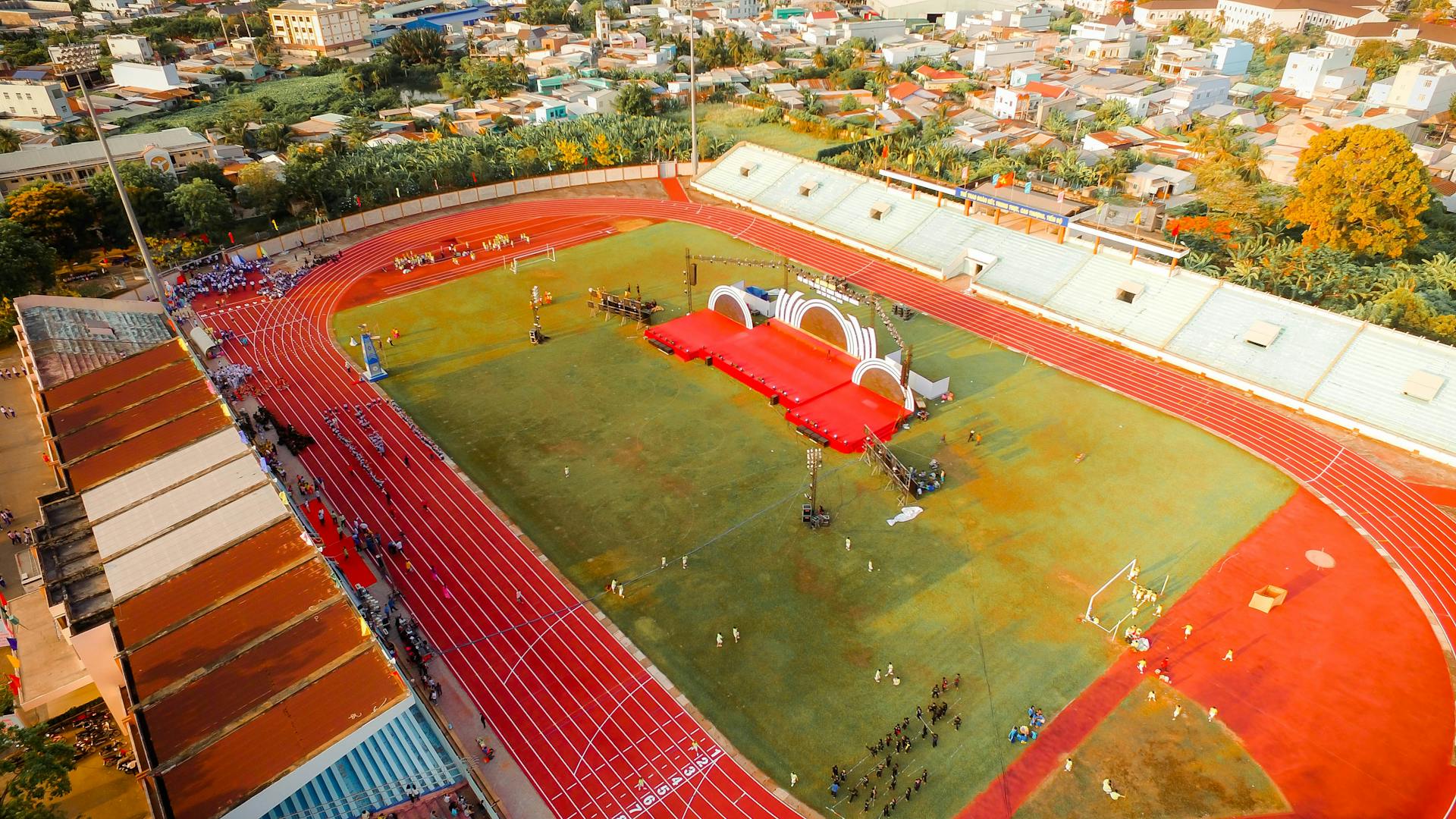 Aerial View Photo of Stadium