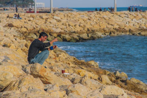 Free stock photo of fishing, mediterranean, outdoors Stock Photo
