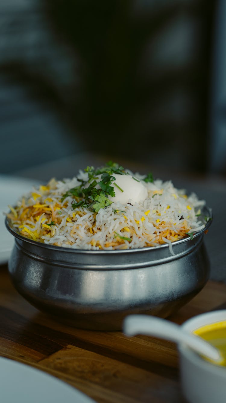 Rice In Pot