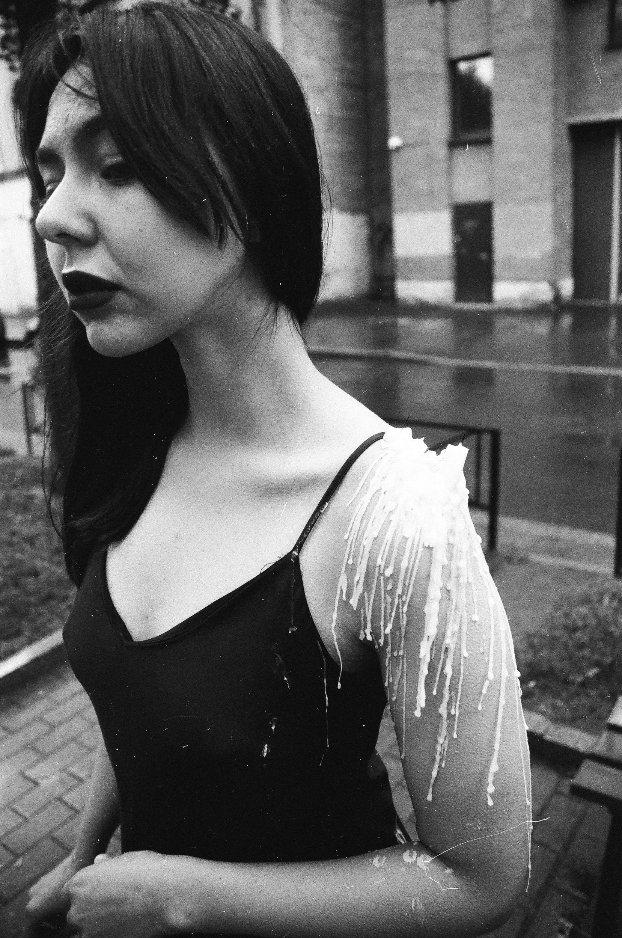 Candle Wax on Woman's Shoulder · Free Stock Photo