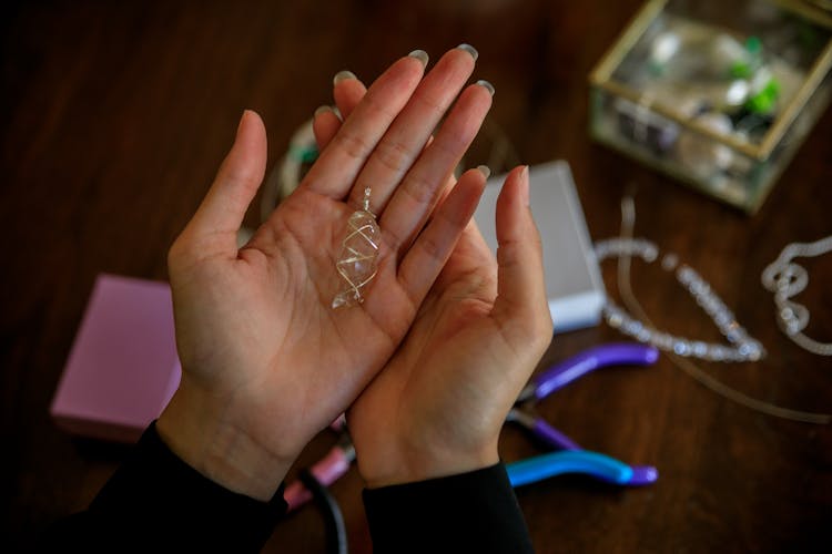 Silver Jewel On Hand