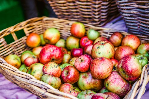 Foto De Manzanas Rojas Y Verdes